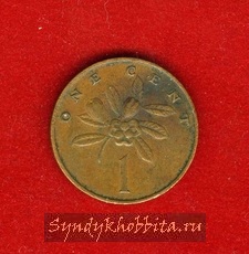 1 цент 1971 год Ямайка